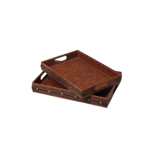 Box Design – Leather Tray (Set of 2)