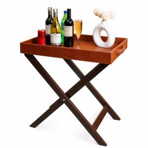 Tan Croco Butler Tray