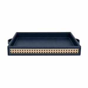 Cane Design - Leather Tray