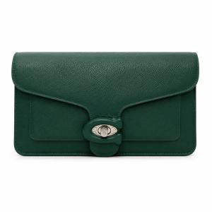 Elegant Green Leather Ladies Sling Bag