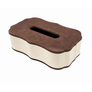 Premium PU Leather Tissue Box Holder