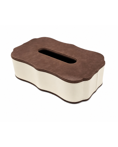 Premium PU Leather Tissue Box Holder
