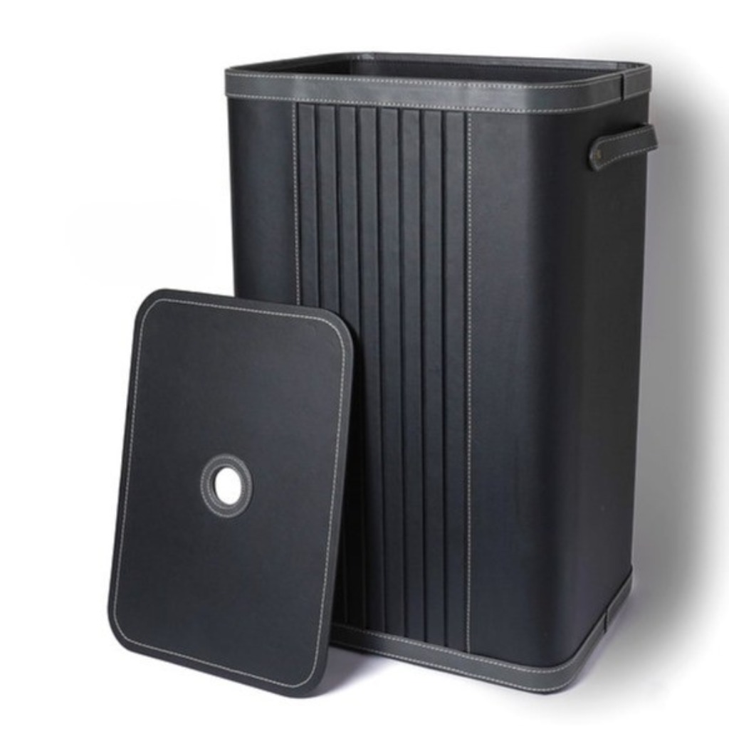 Floating Design - Black Laundry Basket