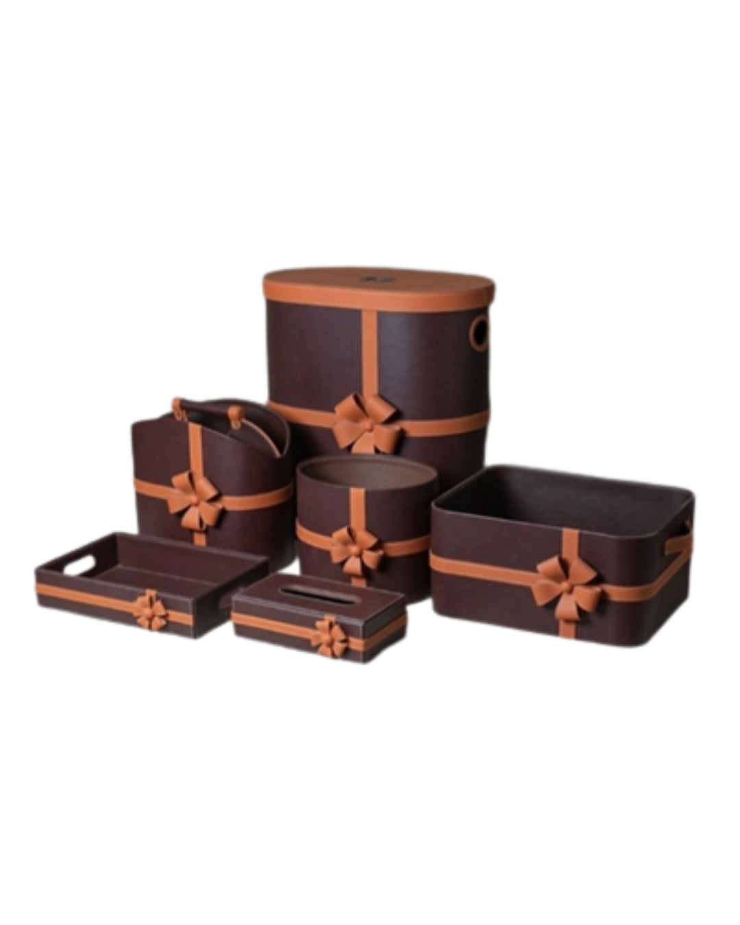 Flower Design - Laundry Basket Set