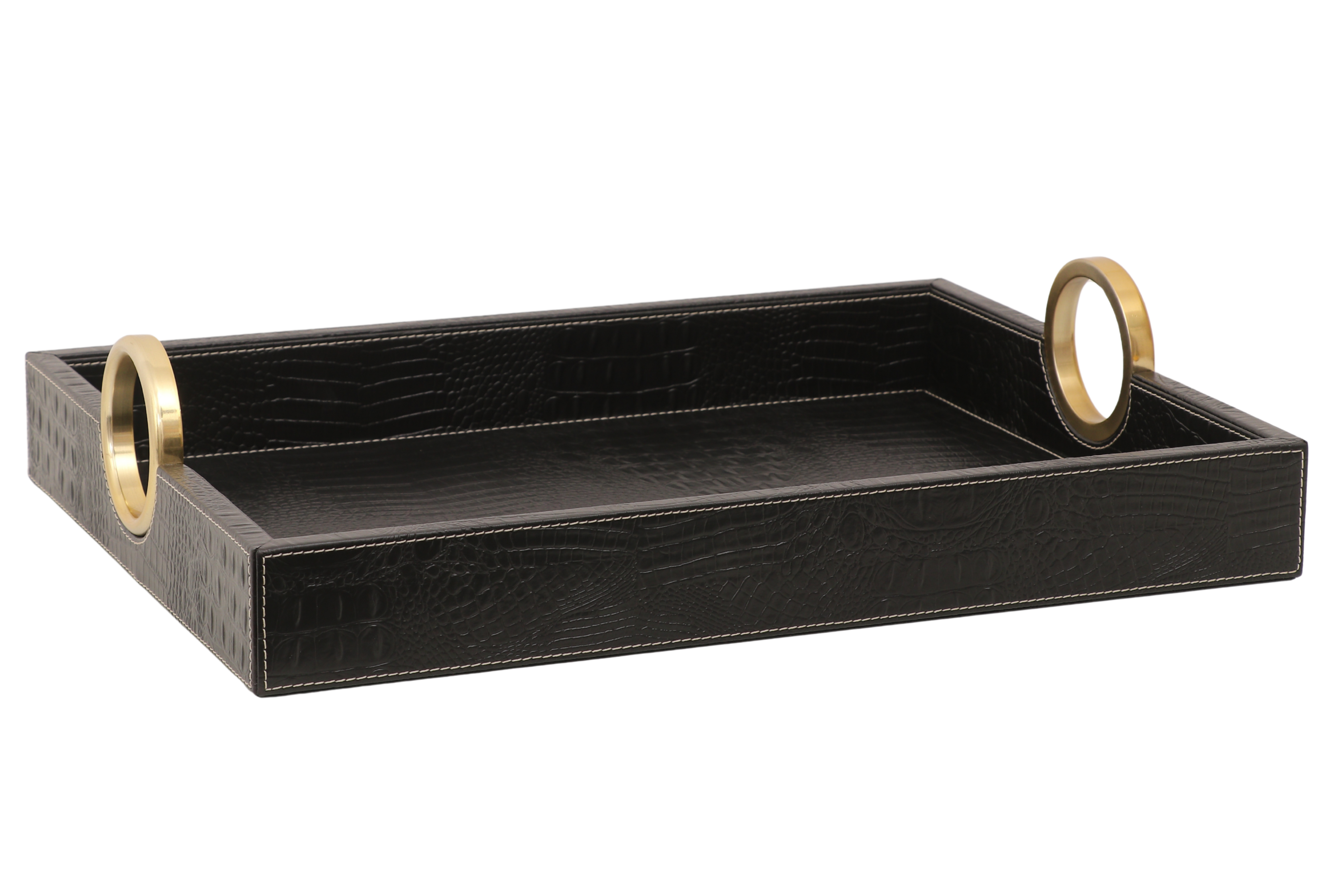 Black Ring Design Tray 