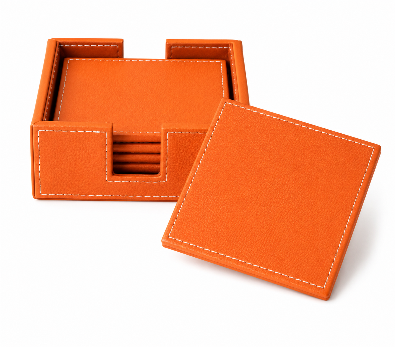 Plane Orange Coaster 