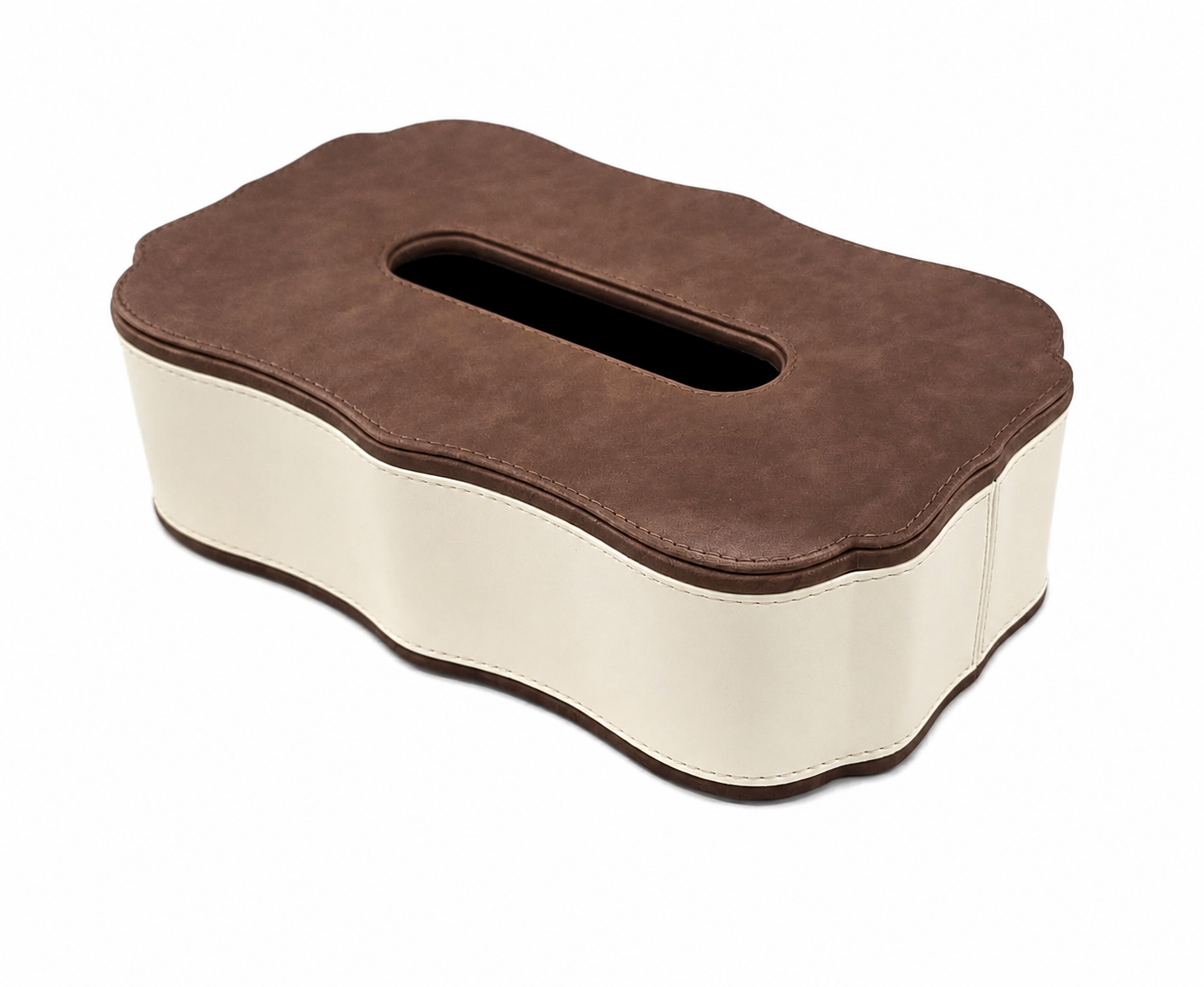 Premium PU Leather Tissue Box Holder