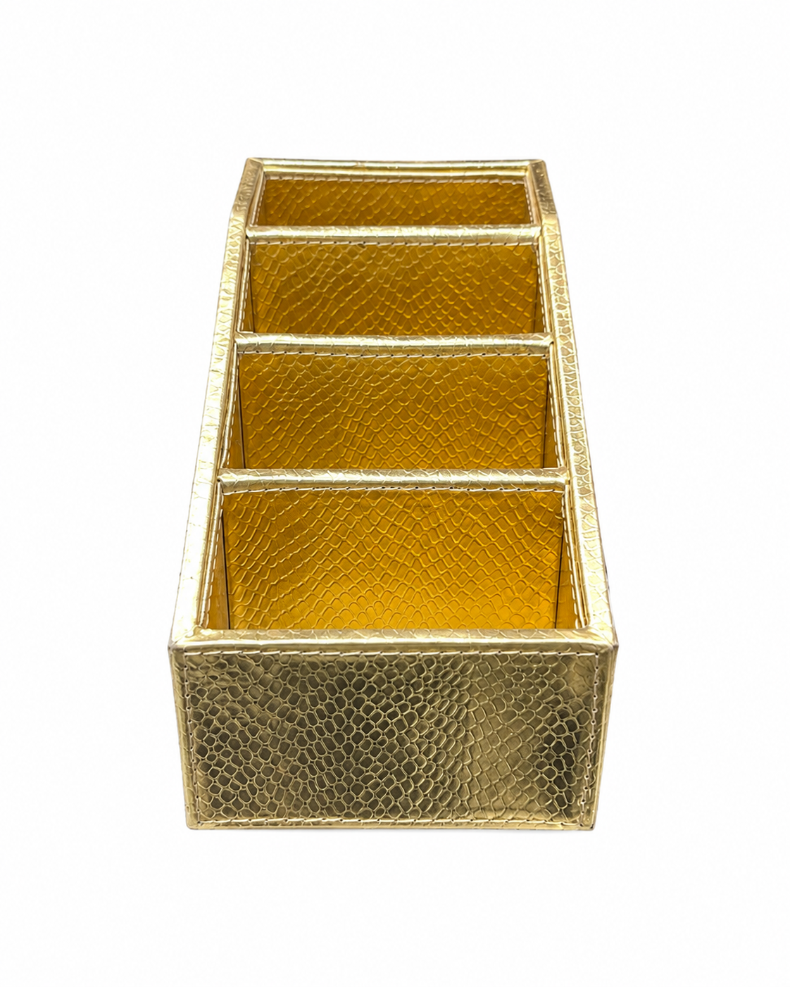 Luxe Leather Desk Organizer