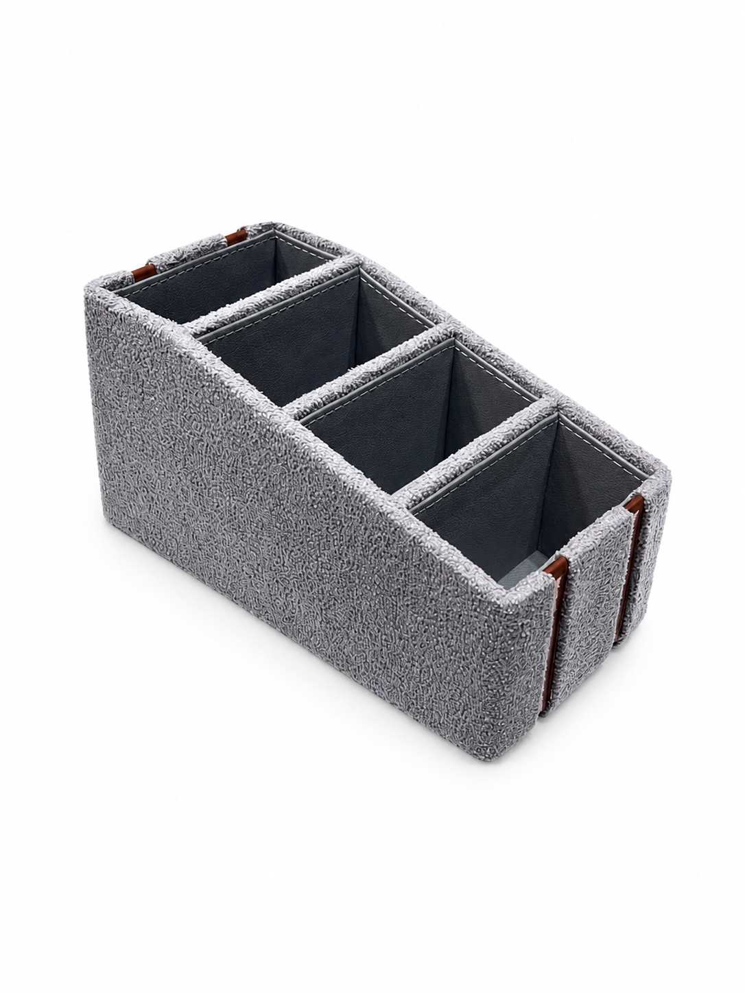 Luxe Bouclé Desk Organizer