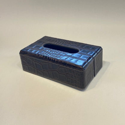 CROCO DESIGN TISSUE BOX