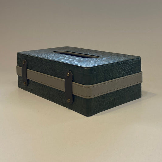 CROCO DESIGN TISSUE BOX
