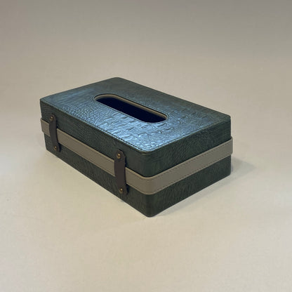 CROCO DESIGN TISSUE BOX