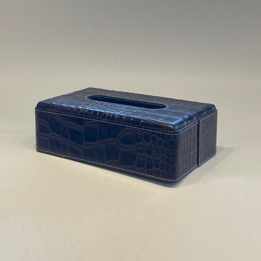 CROCO DESIGN TISSUE BOX